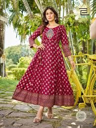 Blue Hills Kurti- Red– 4XL