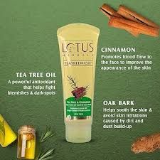 TEATREEWASH TEA TREE AND CINNAMON ANTI-ACNE OIL CONTROL FACE WASH 120G