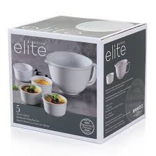 Gibson Home 5pcs Gracious Dining Batter Bowl With Ramekins Set - White